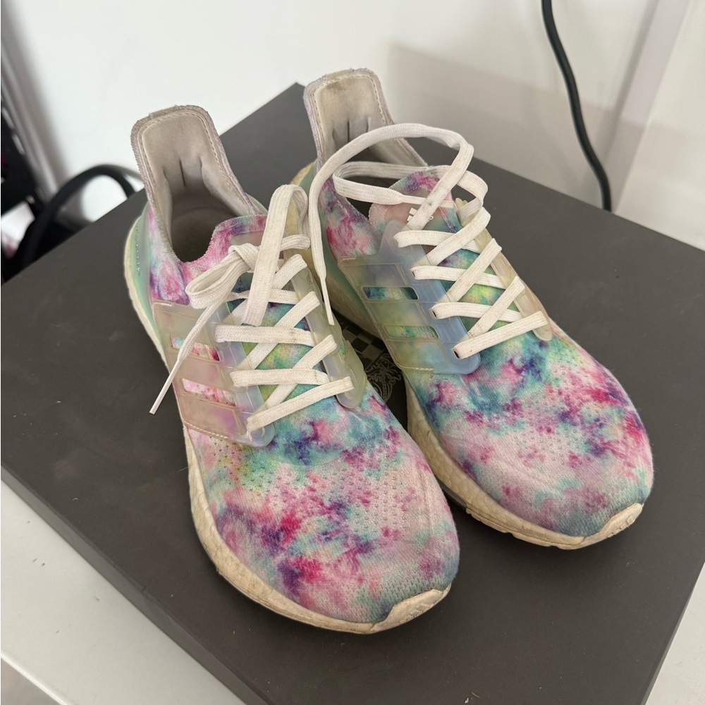 adidas Women's Multicolor Tie-Dye Sneakers